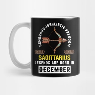 Zodiac Sagittarius: Born In December Mug